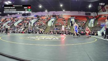 175 lbs Quarterfinals (8 Team) - Caden Krueger, Detroit Catholic Central HS vs Sawyer Klatt, Romeo HS