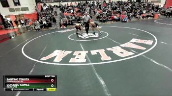 157 lbs Champ. Round 1 - Santino Tenuta, Lombard (MONTINI) vs Gonzalo Gomez, ROUND LAKE