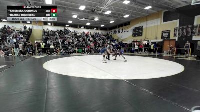 157 lbs Quarterfinal - Chiemeka Ogbuagu, Southington vs Damian Rousseau, Staples