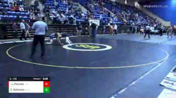 3 - 170 lbs Cons. Round 3 - JJ Pociask, Christiansburg vs CJ Robinson, Wilson Memorial