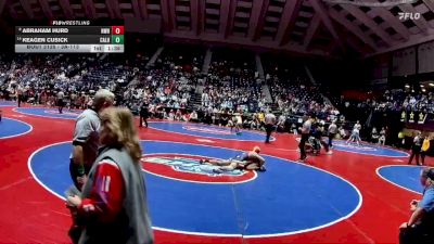 3A-113 lbs Quarterfinal - Keagen Cusick, Calhoun vs Abraham Hurd, Northwest Whitfield High