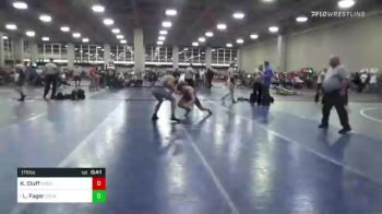 175 lbs Consi Of 16 #2 - Kolby Cluff, Wasatch vs Leimana Fager, Corner Canyon