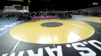 6A/5A Girls 105 Cons. Round 3 - Caitlyn Kendall, Newberg Girls vs Amy Carlson, Clackamas Girls