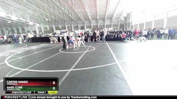 144 lbs Champ. Round 1 - Carter Hawks, Springville vs Gage Cline, American Fork