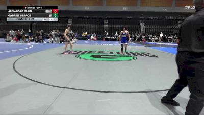 132 lbs Consi Of 8 #1 - Alejandro Tarin, Mountain View AZ vs Gabriel Serros, Volcano Vista