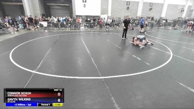 125 lbs Quarterfinal - Connor Schuh, Wrestling Factory vs Gavyn Wilkins, RT Elite