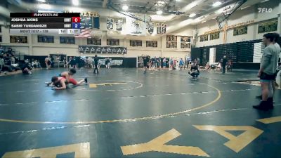 138 lbs Cons. Round 2 - Joshua Akins, Farmington Mat Rats vs Sabir Yurdanidze, Team MO Mehlville Oakville