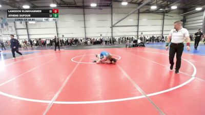 145 lbs Consi Of 64 #1 - Langdon Klinkhammer, SD vs Athens Dufour, LA