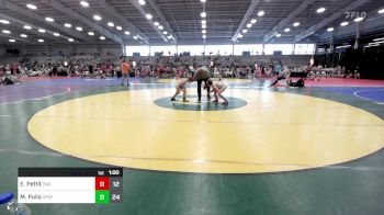 85 lbs Rr Rnd 2 - Elijah Pettit, Indiana Outlaws Green vs Maxwell Pulis, Upstate Uprising Red