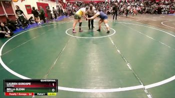 235 lbs Quarterfinal - Bella Glenn, Willits vs Lauren Gorospe, Milpitas