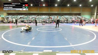 145 lbs Consolation - Landyn Philpott, Indendent vs Jacob Perez, Tulare Titans Wrestling Club