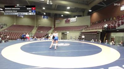 110 lbs Round 2 (3 Team) - Addison Polk, Murray State vs Mariah Hinojosa, Big Bend Community College