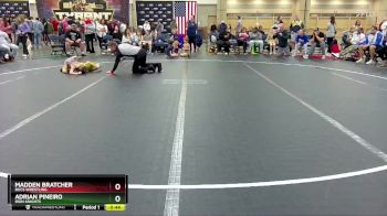 48 lbs Cons. Round 3 - Adrian Pineiro, Iron Knights vs Madden Bratcher, Bucs Wrestling