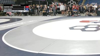 157 lbs Cons. Rd Of 64 - Hunter Luna, CA vs Max Vitale, WV