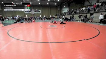 110 lbs Champ. Round 3 - Gia Gabel, Pine Creek vs Ashton Mayes, Nixa
