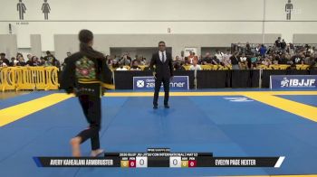 Evelyn Page Hexter vs Avery Kahealani Armbruster 2026 IBJJF Jiu-Jitsu CON International