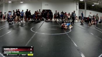 76 lbs Round 6 (8 Team) - Kaiden Crowley, Journeymen Red vs Matthew Barlow, Hammers