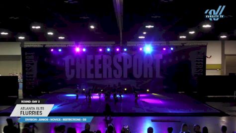 Atlanta Elite - Flurries [2023 L1 Junior - Novice - Restrictions - D2 Day 2] 2023 CHEERSPORT Atlanta Classic & US All Star Prep Nationals
