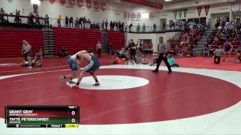 220 lbs Cons. Round 2 - Grant Gray, Northeast Community vs Tayte Peterschmidt, Anamosa