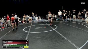 72 lbs Round 7 (8 Team) - Isaac Hierro, POWA vs Vander Zimmerman, Dirty Jersey