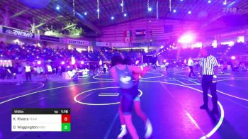 120 lbs Round Of 32 - Kaius Rivera, Team Montana vs Darryl Wiggington, Fossil Ridge High School