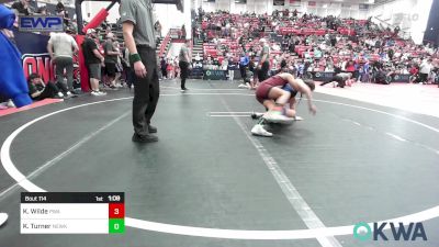 98 lbs Quarterfinal - Kendalynn Wilde, Perry Wrestling Academy vs Kyndall Turner, Newkirk Takedown Club