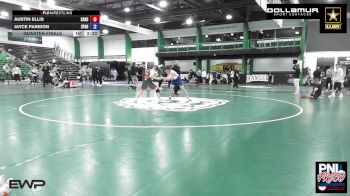 144 kg Quarterfinal - Austin Ellis, Sanderson Wrestling Academy vs Jayce Paridon, Spartan RTC@LHP