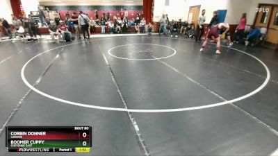 132 lbs Champ. Round 2 - Corbin Donner, Laramie vs Boomer Cuppy, Cheyenne East