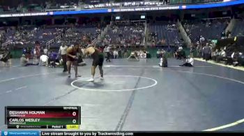 1A 285 lbs Semifinal - Deshawn Holman, Thomasville vs Carlos Wesley, Robbinsville