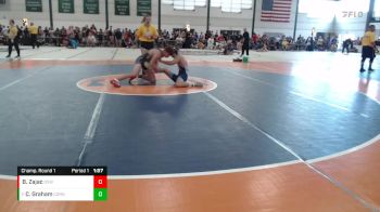 133-140 lbs Champ. Round 1 - Connor Graham, Metamora High School vs Brett Zajac, Oswego