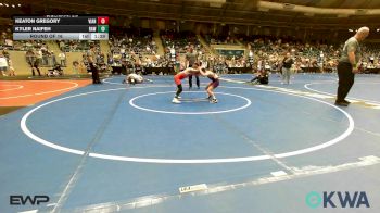64 lbs Round Of 16 - Keaton Gregory, Vian Wrestling Club vs Kyler Naifeh, Raw Wrestling Club