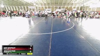90 lbs Round 1 (4 Team) - Jett Whiteley, Westlake vs Breckan Page, Stansbury