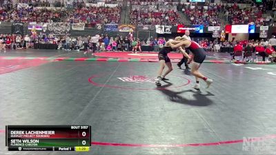 Quarterfinal - Seth Wilson, Florence-Carlton vs Derek Lachenmeier, Huntley Project (Worden)