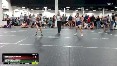 80 lbs Round 2 (6 Team) - Greyson Perkins, Dirty Jersey vs Braden LaRoche, Moser`s Mat Monster