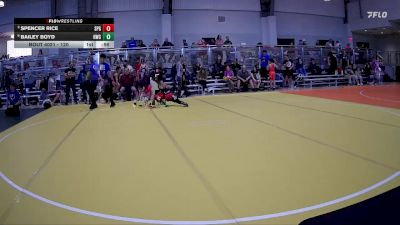 120 lbs Quarterfinal - Spencer Rice, Steve Page Grappling vs Bailey Boyd, Hornet Wrestling Club