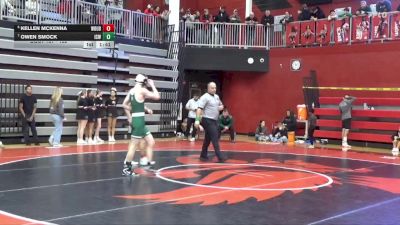 132 lbs Cons. Round 3 - Owen Smock, Iowa City, West vs Kellen McKenna, Western Dubuque