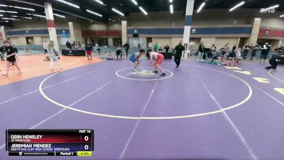 285 lbs 2nd Place Match - Odin Hensley, 3F Wrestling vs Jeremiah Mendez, South Oak Cliff High School Wrestling