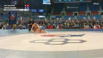 120 lbs Cons. Rd Of 64 - Rex Lancaster, WI vs Griffin Gardner, AL