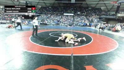 Boys 2A 150 lbs Champ. Round 1 - Glenny Black, Aberdeen vs Isaac Roylance, Othello