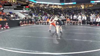 175 lbs Semis - Charlie Campbell, Clarion-Goldfield-Dows vs Blake Mather, West Delaware, Manchester