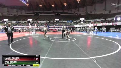 106 lbs Quarters & Wb (16 Team) - Mason Gregor, Erie Cathedral Prep vs Will Bowen, Westfield