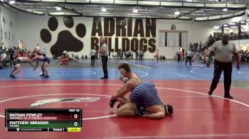 197 lbs Cons. Round 2 - Matthew Abraham, Toledo vs Nathan Powley, University Of Pittsburgh-Bradford