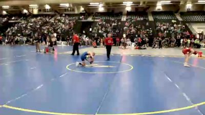 100 lbs Quarterfinal - Grayson Steinmeyer, Seward Wrestling Club vs Ashton Osborn, Cozad Youth Wrestling Club