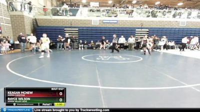 106 lbs Cons. Round 4 - Rayce Wilson, Upper Valley Aces vs Keagan McNew, Nampa Christian