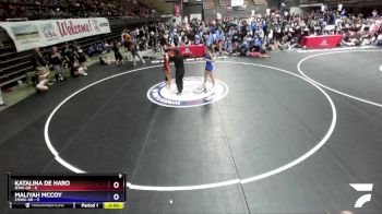 120 lbs Placement Matches (16 Team) - Katalina De Haro, IEWA-GR vs Maliyah McCoy, CMWA-GR