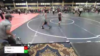 86 lbs Consi Of 4 - Taylor Mauss, Spokane Wrestling vs Kingston Perez, Rebel WC