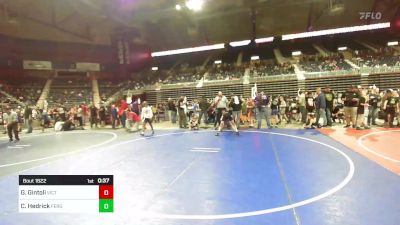 102 lbs Consi Of 8 #2 - Greyson Gintoli, Victory vs Caylen Hedrick, Fergus Wrestling Club