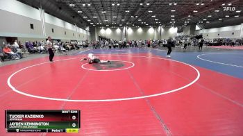 132B Quarterfinal - Jayden Kennington, Lafayette (Wildwood) vs Tucker Kazienko, Jefferson