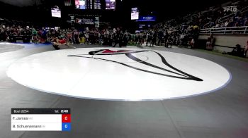 132 lbs Rnd Of 64 - Faith James, Missouri vs Brooke Schuenemann, Wisconsin