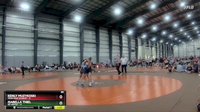 95 lbs Semis & 1st Wrestleback (8 Team) - Kenly Muzykoski, Team Ohio Scarlet vs Isabella Thiel, NE United